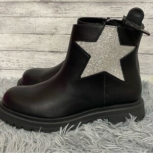 NWT Chelsea Glitter Star Boots Kids 5 Women’s 6.5